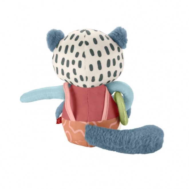 Fisher Price Snow Leopard Plush Sensory Toy