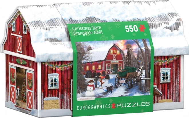 Christmas on the Farm Puzzle by Eurographics