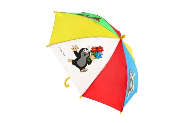 Children's Umbrella With Krtek Illustrations