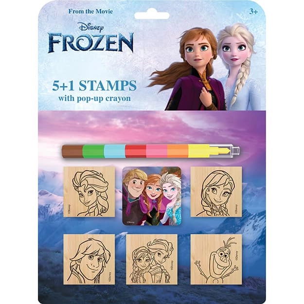 Frozen Stamp Set with Crayons