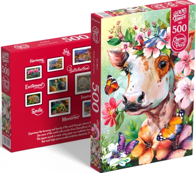 Cherry Pazzi Puzzle Funny Cow 500 Pieces