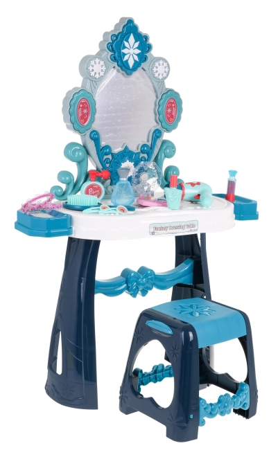 Interactive Princess Vanity for Kids with Shining Stars and Accessories