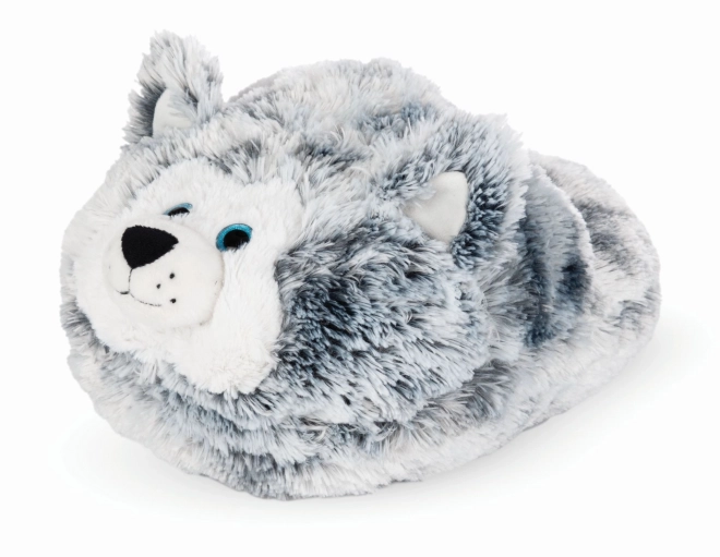 Cozy Noxxiez Husky Warming Plush Slipper