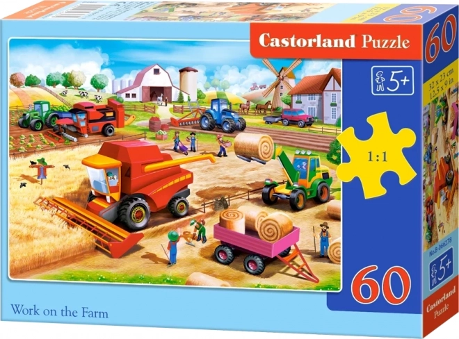 Castorland farm work puzzle 60 pieces