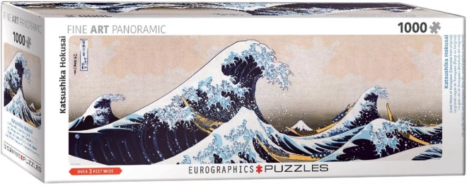 Panoramic Puzzle The Great Wave off Kanagawa 1000 Pieces