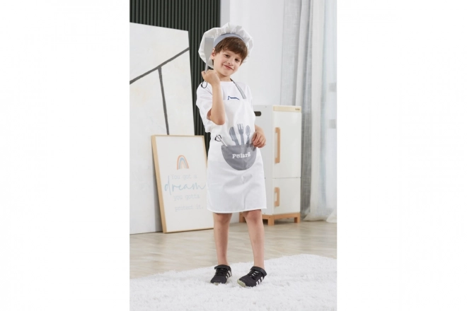 Kids Chef Apron and Hat Set