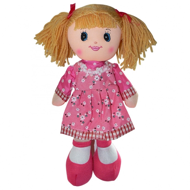 Soft Rag Doll 30 cm - Pink