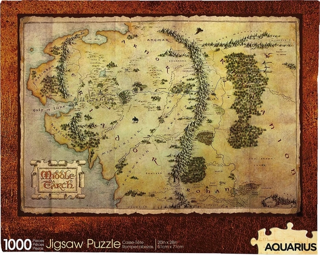 AQUARIUS Puzzle Hobbit: Middle-earth Map 1000 pieces