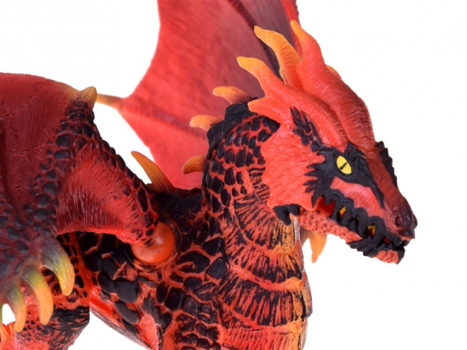 Majestic Red Dragon Figure