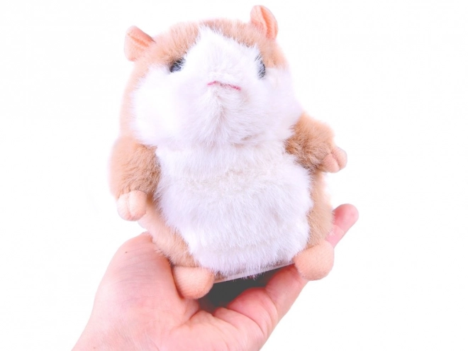 Funny Interactive Talking Hamster Plush Toy – brown