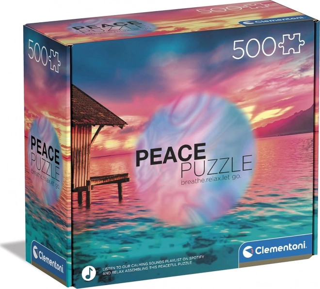 Clementoni Peace Puzzle Living in the Moment 500 Pieces