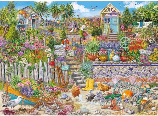 Gibsons Beachfront Garden Puzzle 1000 Pieces