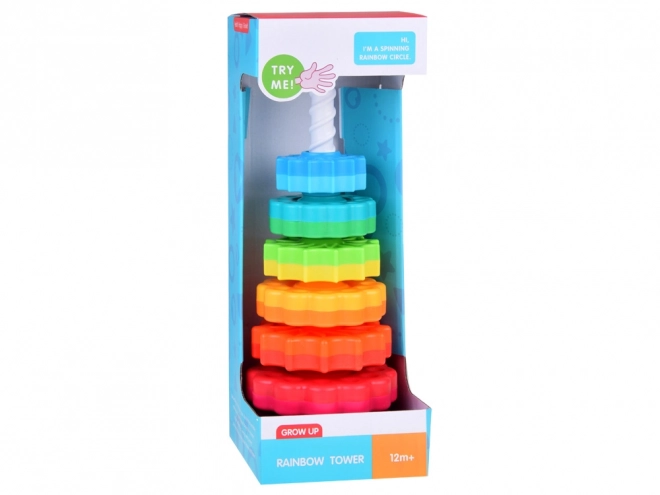 Colorful Stacking Pyramid Toy