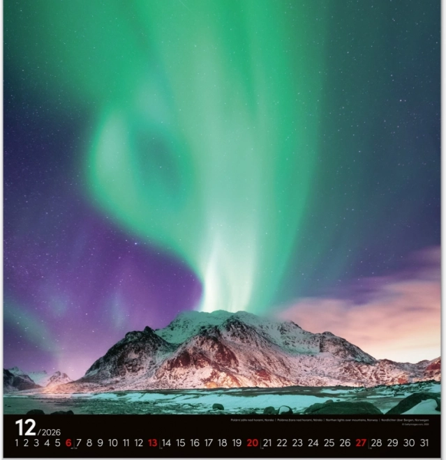Calendario da Parete Energia 2026