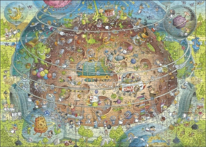 Heye Puzzle Crazy Zoo: Cosmic Pavilion 1000 Pieces