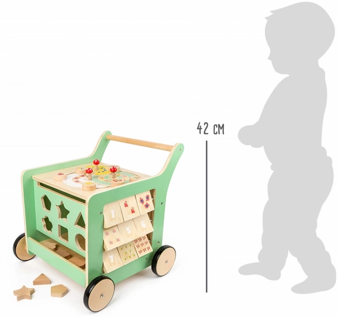 Small Foot Activity Walker with Wooden Cube Toy