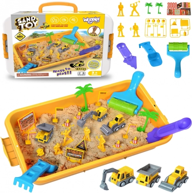 Kinetički pijesak Građevinski set XXL Woopie