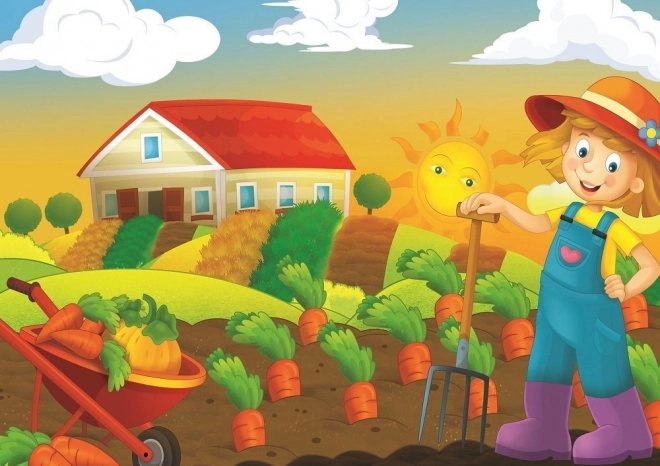 Art Puzzle Farmer Puzzle Set