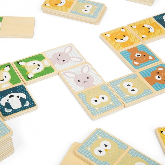 Forest Animals Domino Set by Bigjigs Toys