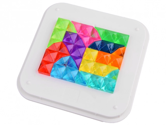 Puzzle di diamanti colorati
