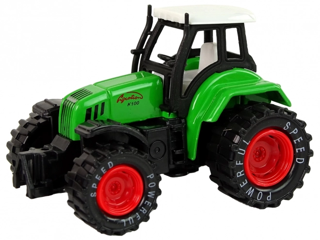 Metal Tractor Toy with Friction Drive