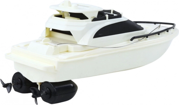 Ferngesteuertes Motorboot RC Speed Boot Sturm Schwarz-Weiß