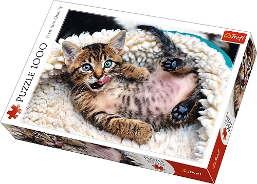 Cheerful Kitten 1000 Piece Puzzle