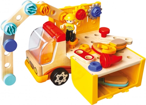 Set da costruzione con attrezzi e 30 pezzi