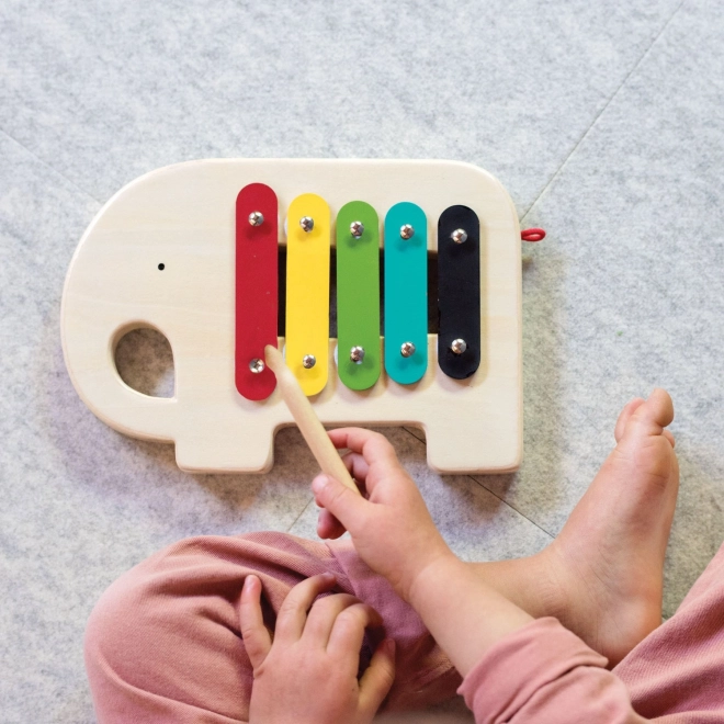 Wooden Elephant Xylophone by Petit Collage