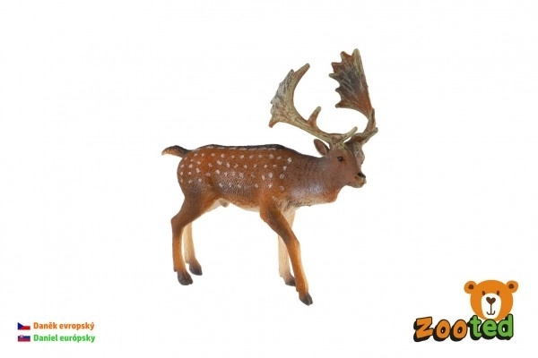 European Fallow Deer Toy Figure 13cm