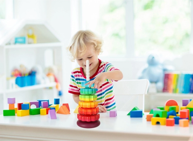 Rainbow Stacking Gear Tower