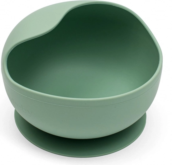 Silicone Bowl with Suction Green New Baby