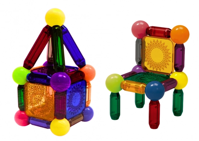 Magnetic Building Blocks Set with Lights