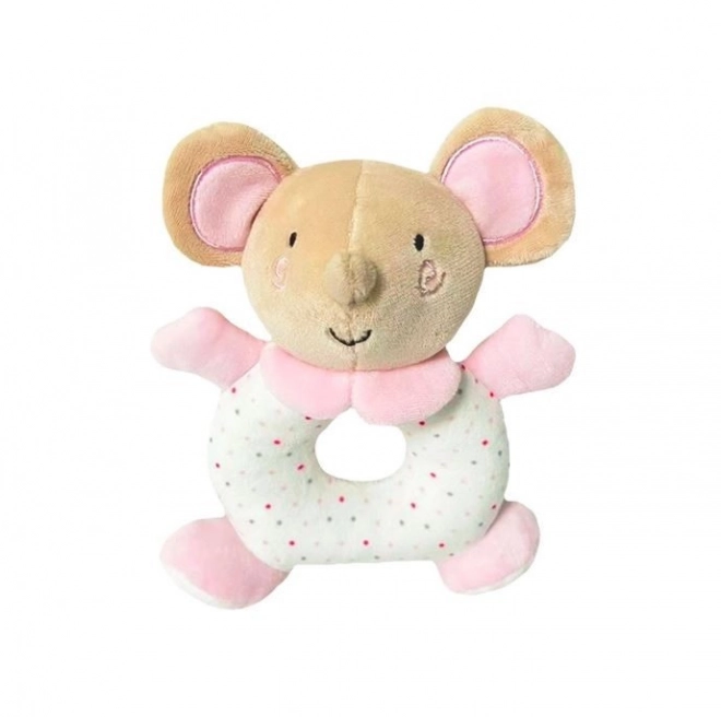 Beige Ratttle Mouse 18cm