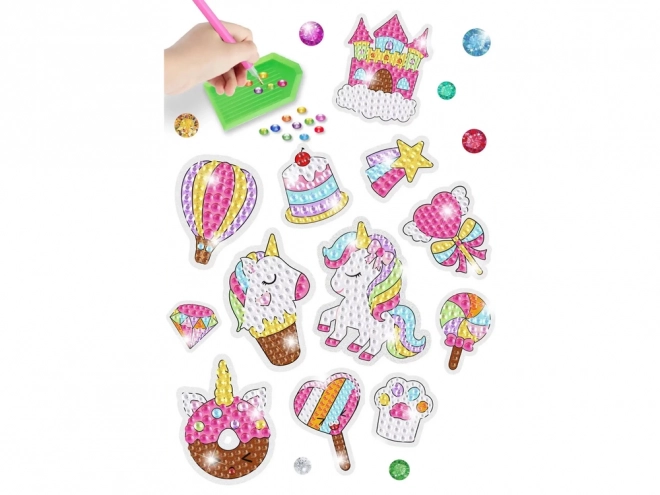 Unicorn Diamond Art Sticker Set