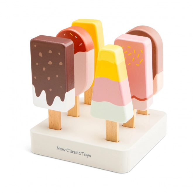 Wooden Popsicle Set for Kids