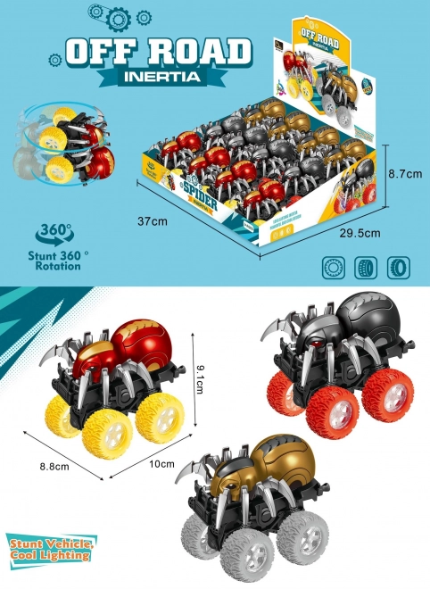 Spider Themed Friction Car