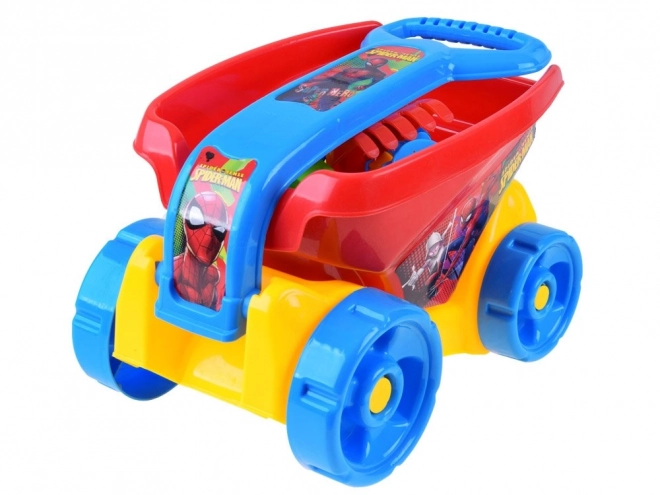 Sandbox Cart with Spiderman Design