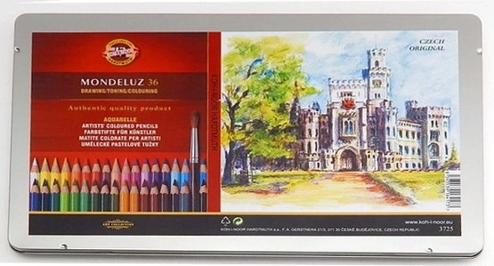 Koh-I-Noor Watercolor Pencils Set - 36 Count