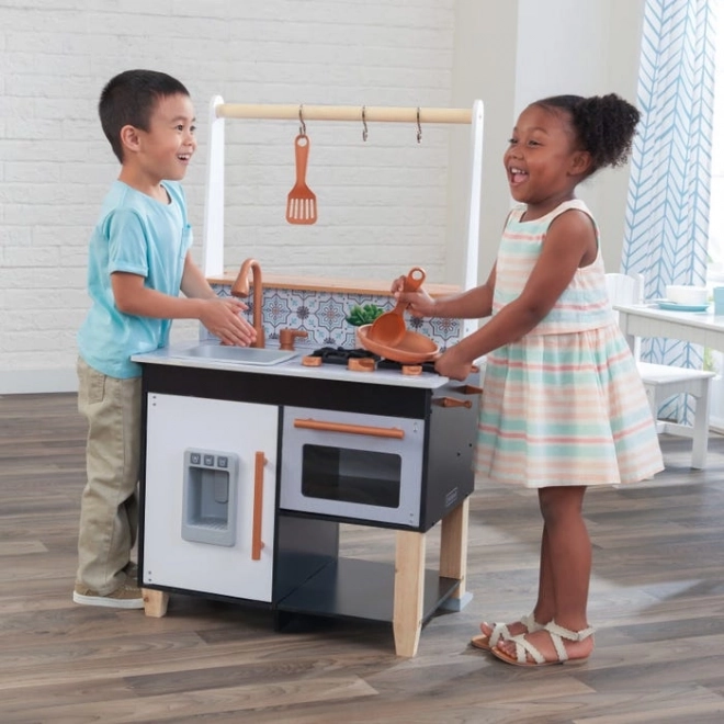 Kidkraft Wooden Kitchen Artisan Island Toddler - Light