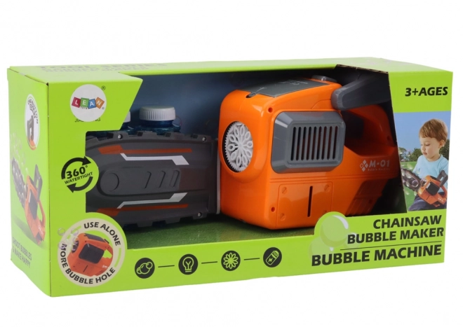 Bubble Machine Chainsaw Orange