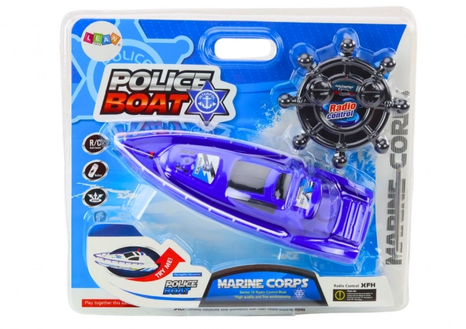 Remote Controlled Police Boat