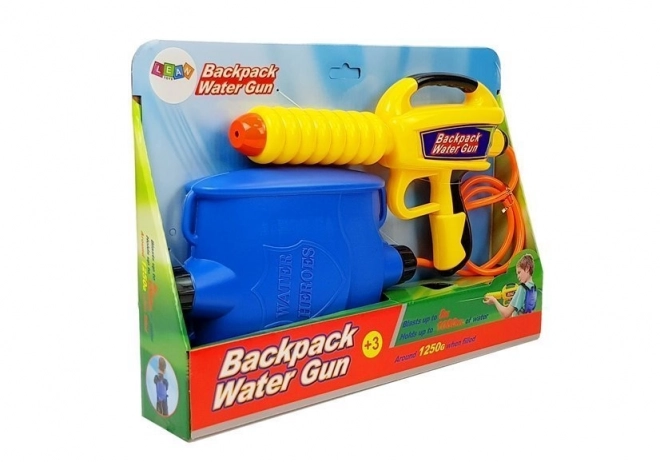 Water Gun with 1080ml Tank Yellow and Blue