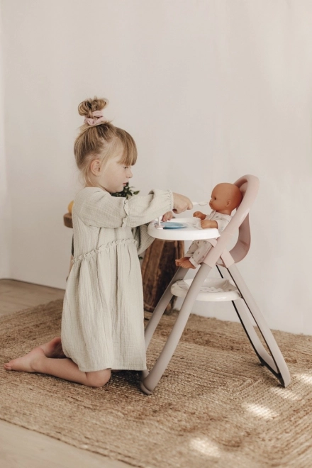 Doll High Chair with Accessories