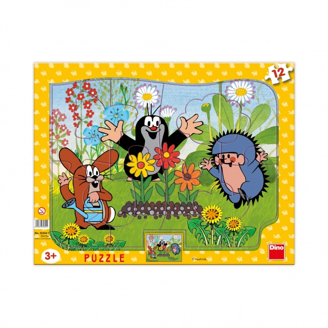 Krtek Gardener Puzzle - 12 Pieces