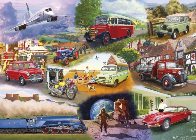 Gibsons Iconic Vehicles Puzzle