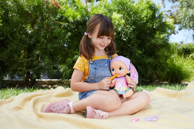 Playing with reusable diapers