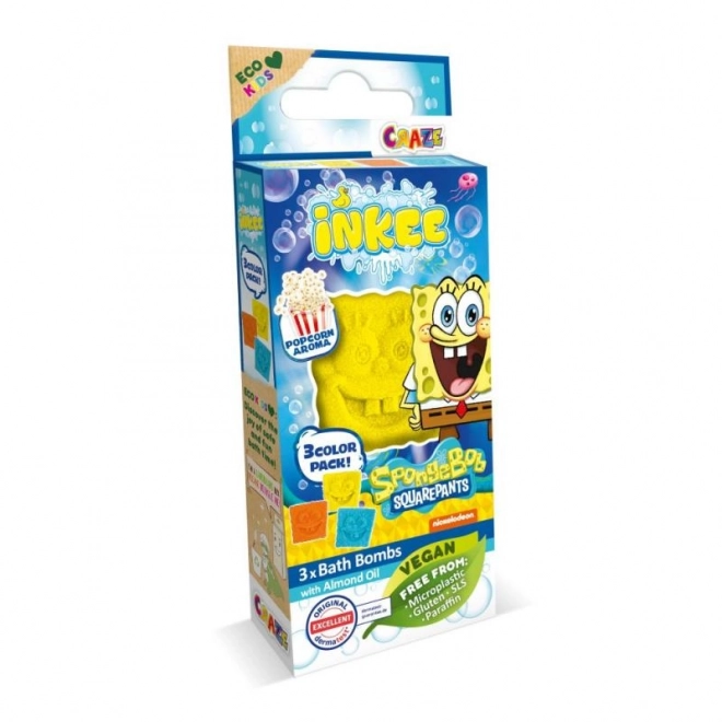 Inkee Bath Bombs Set - SpongeBob Edition