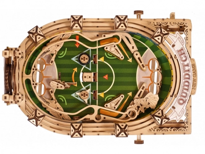 Wooden 3D Mechanical Puzzle Harry Potter Quidditch Pinball