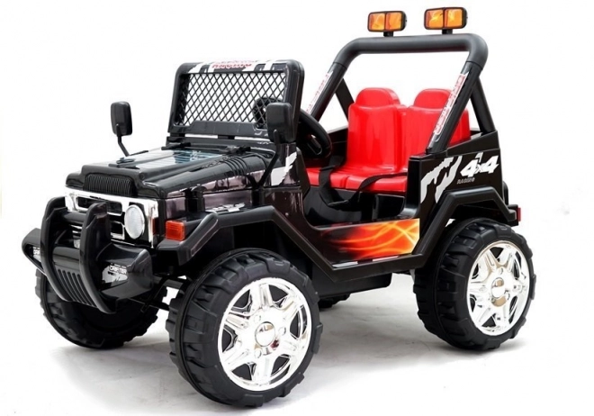 Black Children's Electric Ride-On Jeep